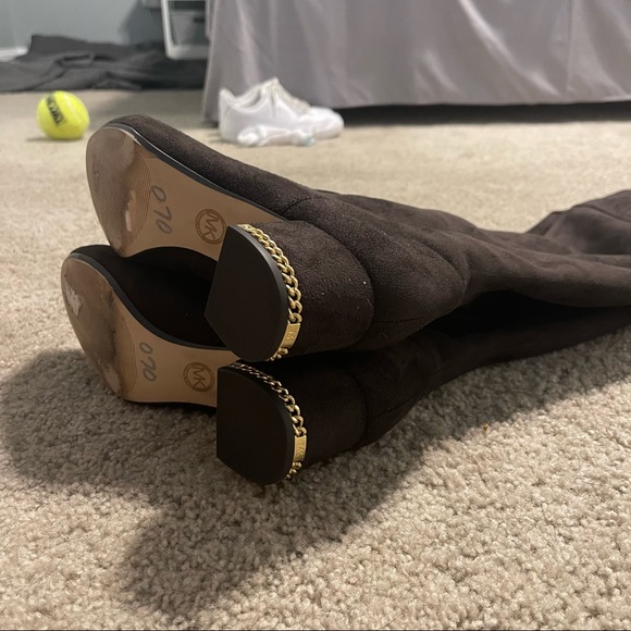 Dark brown suede Michael kors knee high boots - Picture 4 of 5